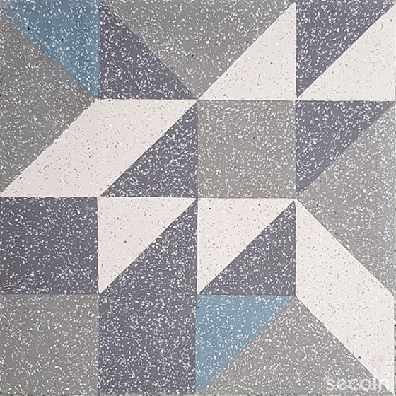 Encaustic terrazzo TE4-Complex